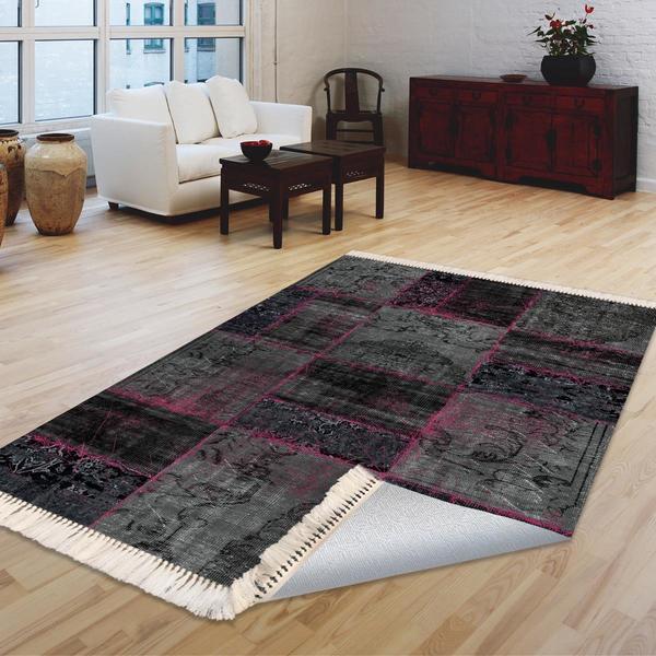 Milano Yıkanabilir Dekoratif Halı Kaymaz Taban | 8mm | MLN-DOT-HT921