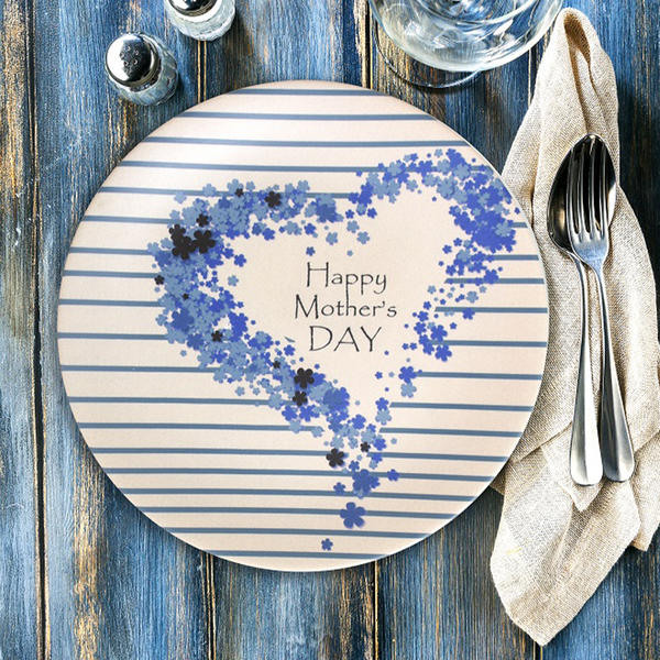 Happy Mother'S Day Service Plate 26 Cm - 18224 | Keramika
