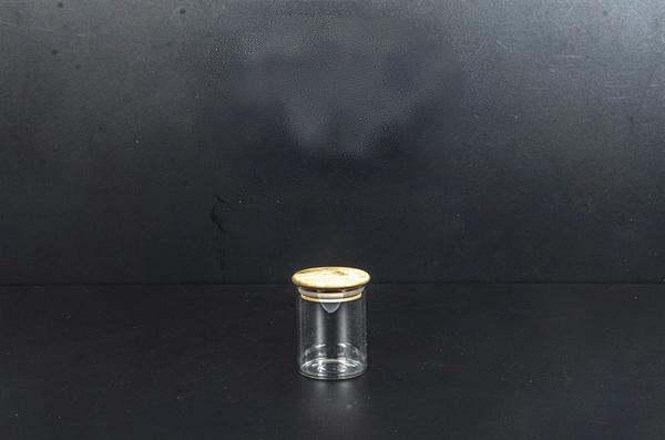 Bayev Bambu Kapaklı 200 ML Yuvarlak Mini Kavanoz -400906-