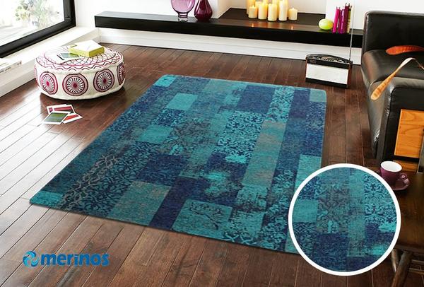 Merinos Marakesh Highlight Halı | Turkuaz | 1001-30-Turquoise