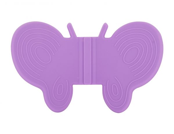 048-12-مجموعة من 2 مقابض سيليكون بنفسجية 11x7x2.8 سم
