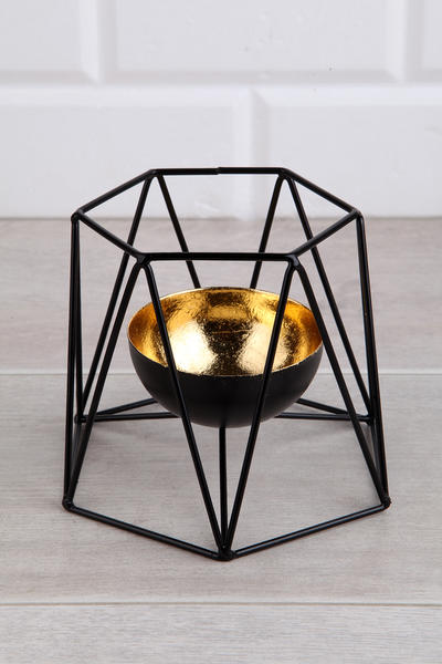 Retro Luxus Metall Gold Luxus Kerzenhalter