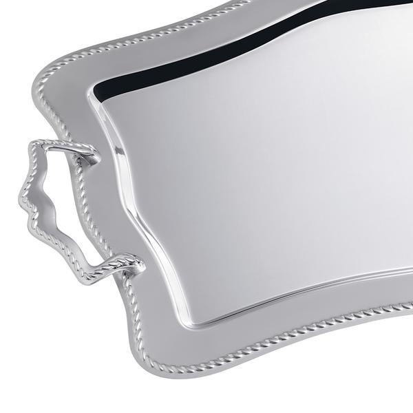 Zincir Saten 28 Parça Çay Seti (Bardaksız)