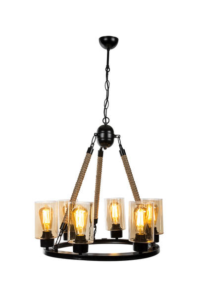 نجفة دائرية من 6 قطع لوتس