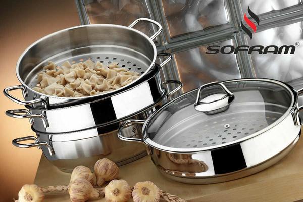 Sofram 5 Parça Soft Çelik Tencere Seti | Gümüş | İndüksiyon | Sofram-6