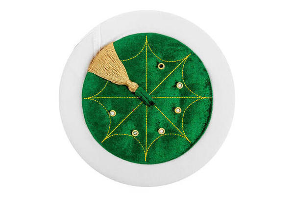 Imam Turban - Turban Hand Wrap - Turban uni - Velours - Vert