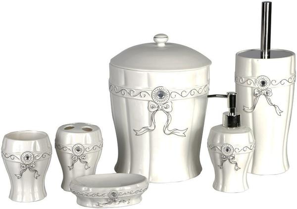 Almina Banyo Set iğne Beyaz 6'lı