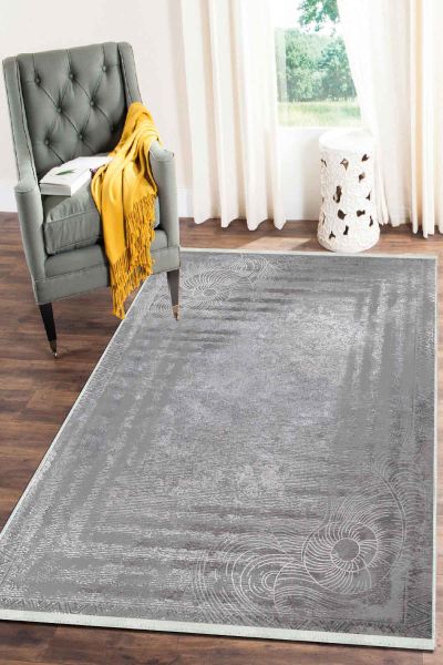 Birkilim Yıkanabilir Dekoratif Halı İpeksi Kaymaz Taban | MLN-IP-SD-233