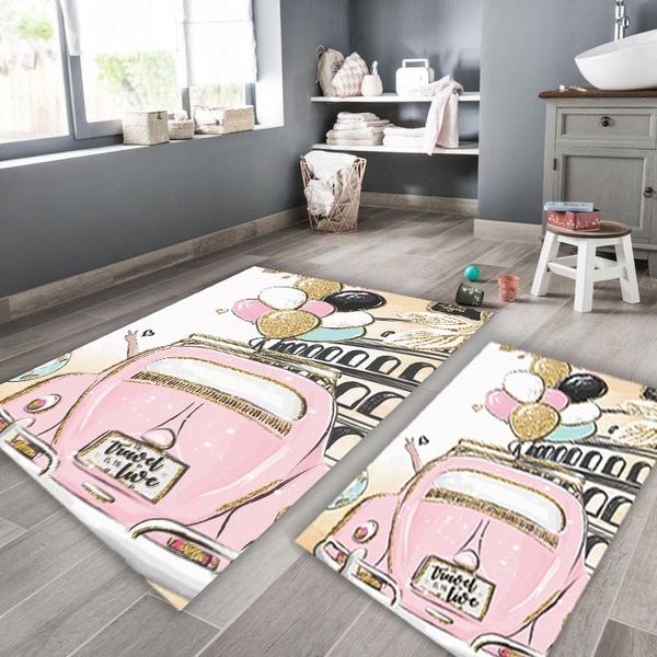 Soley Wosvos Djt. 2 Piece Bath Mat Set Closet Set 1011 01