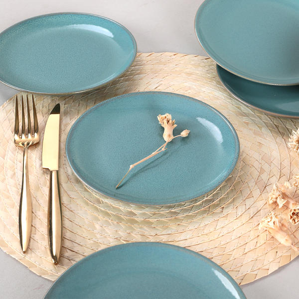 طبق حلى جرانيت تركواز 17 سم 6 قطع | كيراميكا