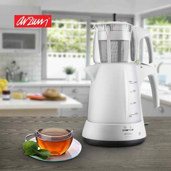 Arzum Çaycı Eco Çay Makinesi - Beyaz
