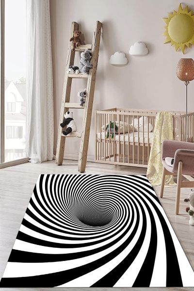 Birkilim Yıkanabilir Dekoratif Halı İpeksi Kaymaz Taban | MLN-IP-HP-735