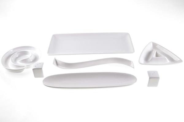 Çınar Porselen Servis Seti 7 Parça | Beyaz