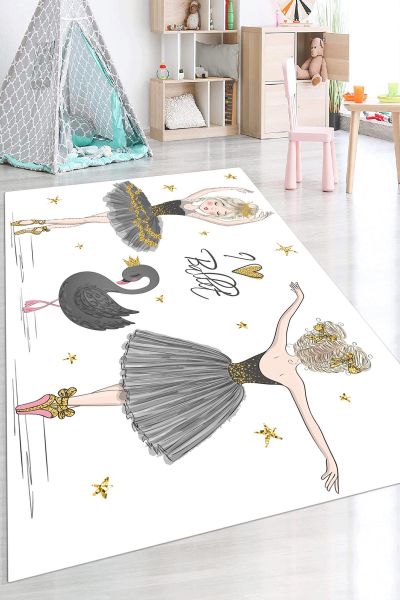 Birkilim Yıkanabilir Dekoratif Halı İpeksi Kaymaz Taban | MLN-IP-HP-638