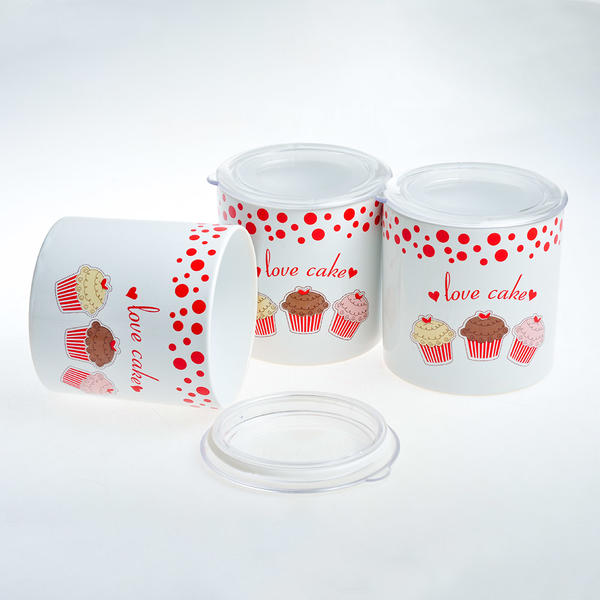 Fruit Cake Aegean Storage Box 12 cm 3 pieces | Keramika