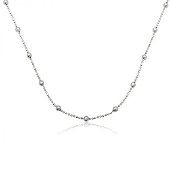 ​Gümüş Küçük ve Büyük Top Zincir