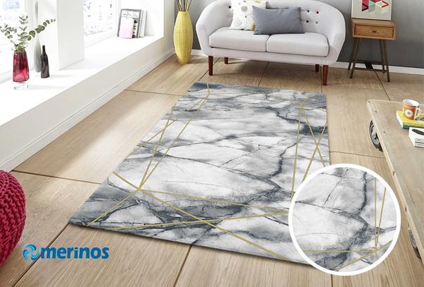 Merinos Craft Modern 3D Halı | Altın | 23369-296-Gold