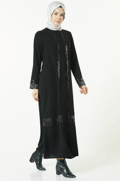 F.C T-913 Payetli Ferace Siyah