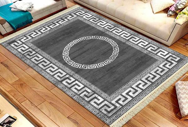 Waschbare Teppiche von Roland im 5er Set | Grau | roland-3267-grey