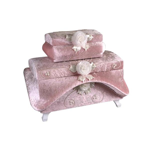 Raphaela 2'li Çeyiz Sandığı - Pudra