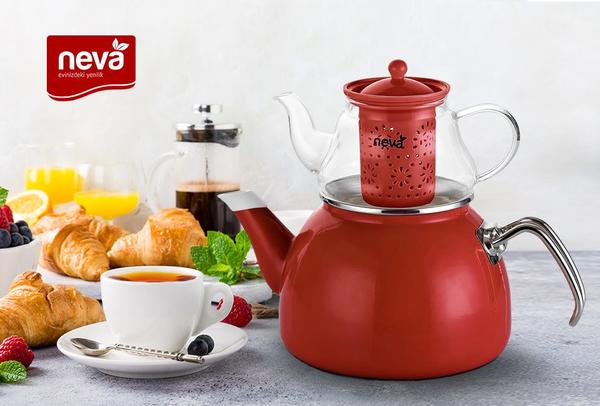 Neva Sweet Çaydanlık 2,6 L | İndüksiyon | Kırmızı | N2444