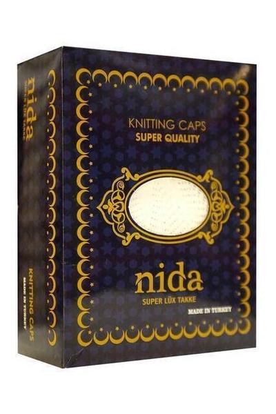 طاقية شكل الجمجمة 12 قطعة - ابيض - 8114