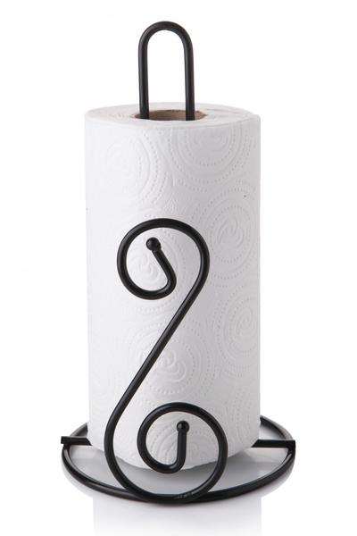 Queen's Kitchen | Siyah Çelik Lüx Melodi Kağıt Havluluk