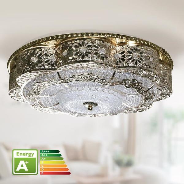 Bavary 58 cm Led Plafonyer Avize | Krom | 2015-44-A58O