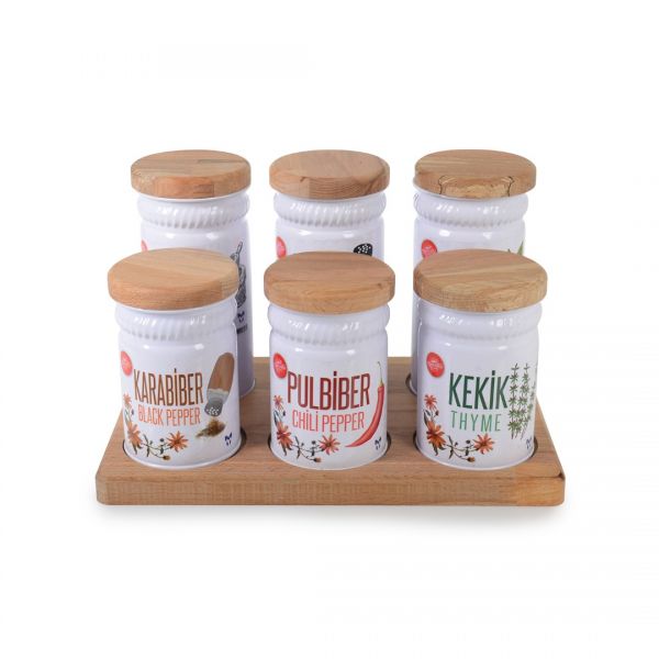 İpek Züccaciye | 6'lı Metal Baharatlık