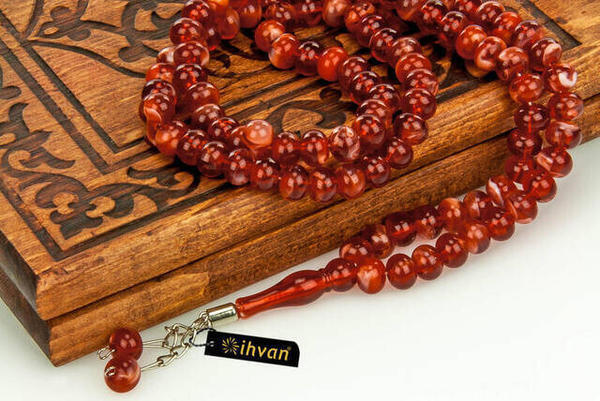 مسبحة هدية للحج والعمرة 10 مم من 99 قطعة من الجودة الأولى (10 قطع)