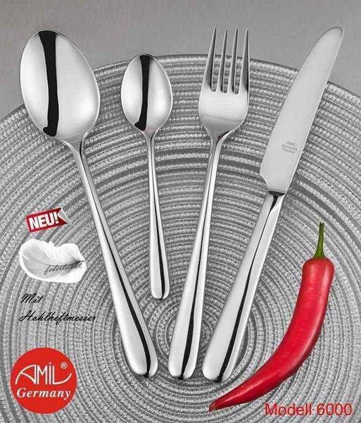 Amil Çantalı 72 Parça Çatal Kaşık Bıçak Seti 12 Kişilik | Kaliteli Paslanmaz Çelik | 6000