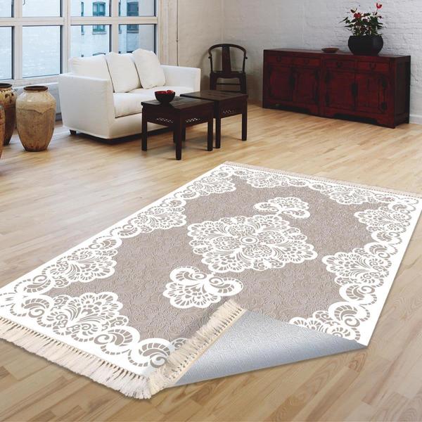 Milano Yıkanabilir Dekoratif Halı Kaymaz Taban | 8mm | MLN-HK124-1