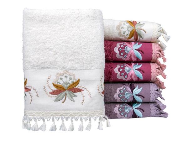 6 Piece Aysira Hand Face Towel Set