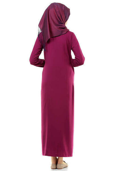 İhvan 5006-4 Fuşya Namaz Elbisesi
