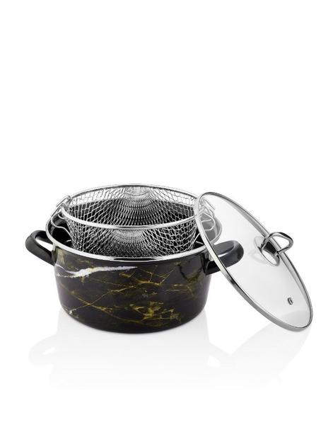 Pot à Frire Bayev Marble Pattern - 200780 Noir