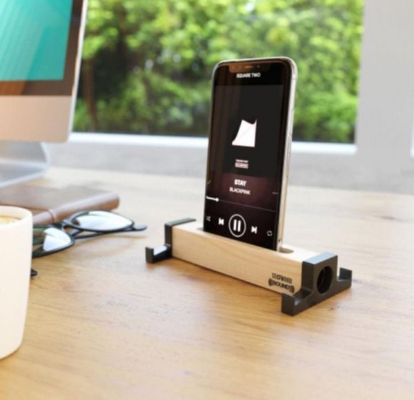 Alper Home Ahşap Akustik Telefon & Tablet Standı