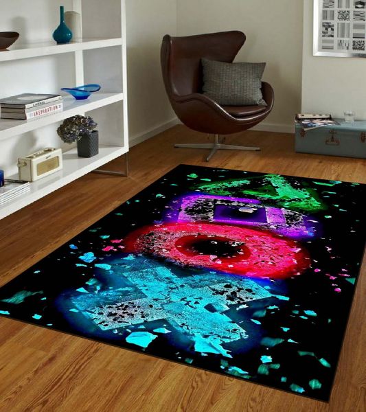 Birkilim Yıkanabilir Dekoratif Halı İpeksi Kaymaz Taban | MLN-IP-SD-505