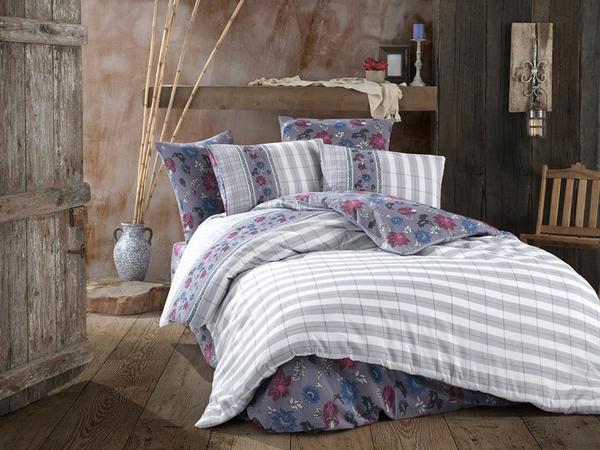 Destina Çift Kişilik Nevresim Takımı Mor