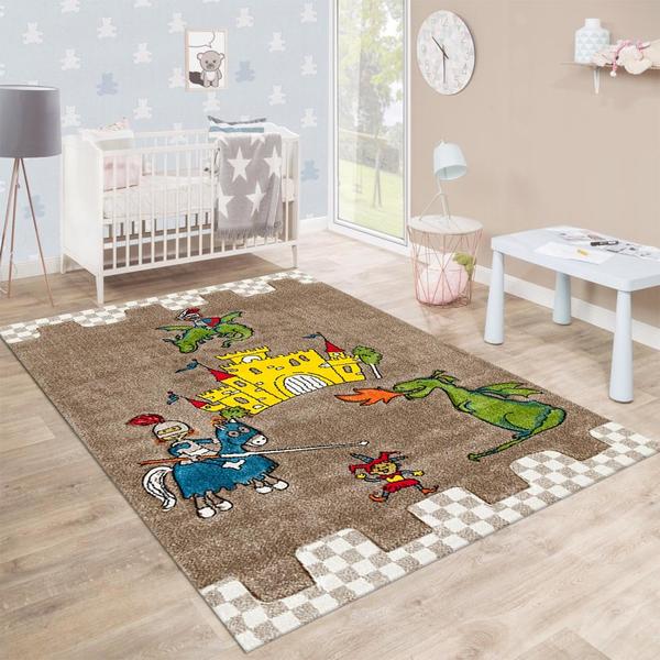 Festival Momo Çocuk Halısı | Kahverengi | Momo-563-05-Coffee-133X190