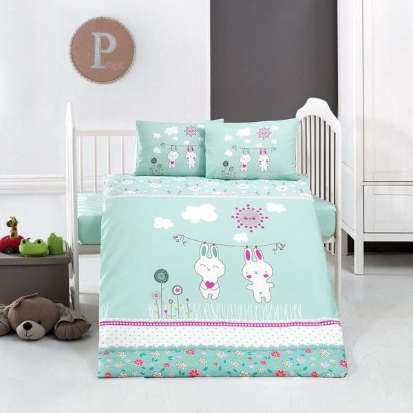 Class Bunny Mint Bebek Nevresim Takımı | Baby Class