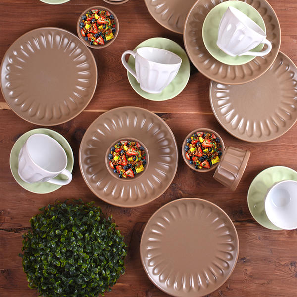 Badem Tatlı Takımı-1 24 Parça 6 Kişilik | Keramika