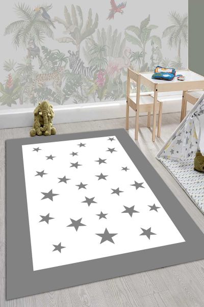 Birkilim Yıkanabilir İpeksi Kaymaz Taban Çocuk Odası Halısı | MLN-IP-HY-1157