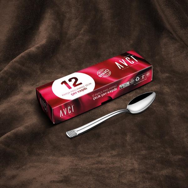 خط 12 قطعة ملعقة شاي