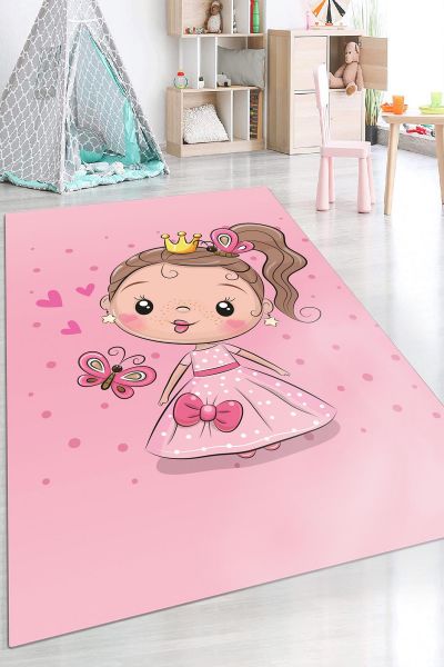 Birkilim Yıkanabilir Dekoratif Halı İpeksi Kaymaz Taban | MLN-IP-HP-628