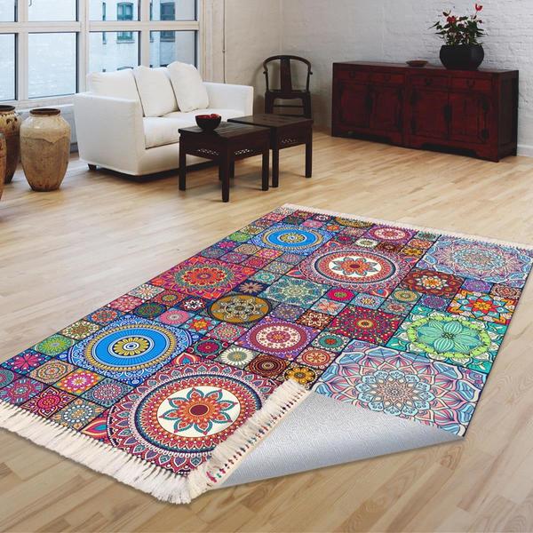 Milano Yıkanabilir Dekoratif Halı Kaymaz Taban | 8mm | MLN-HS307-1