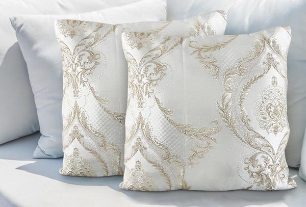 THC Dekoratif Yastık Kılıfı | 2 Parça | Krem | THC-0006