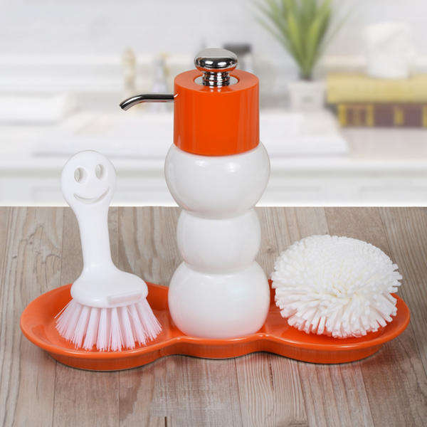 موزع صابون سائل برتقالي 3 قطع - BNY-262 | كوسوفو