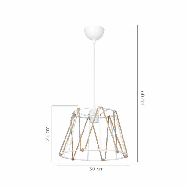 Suspension Balat Rope Blanc