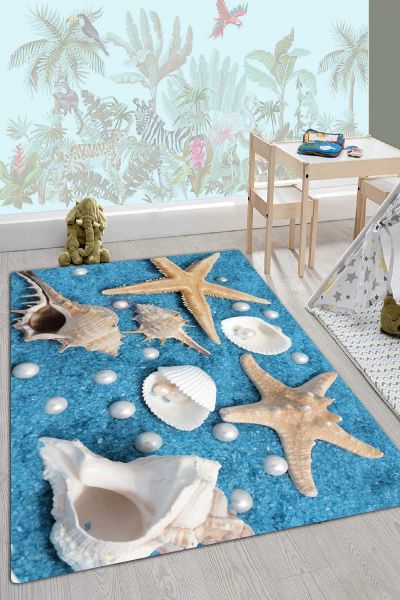 Birkilim Yıkanabilir İpeksi Kaymaz Taban Çocuk Odası Halısı | MLN-IP-HY-1388