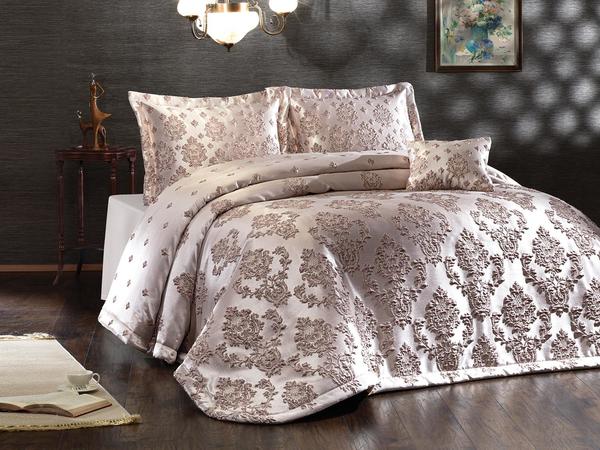 Yıldız Çift Kişilik Yatak Örtüsü Lavanta